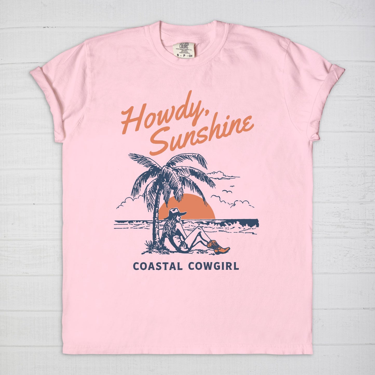 Coastal Cowgirl Comfort Color Tee 1717
